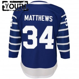 Toronto Maple Leafs Toronto Arenas Hockeydrakt Auston Matthews 34 Blå Vintage Authentic - Barn